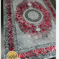 فرش/ طرح افشان اسلیمی درختی پتینه سنتی/ماشینی