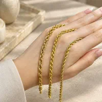 دستبند طنابی طلا گالری طلای پرنسس