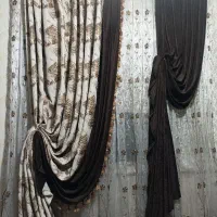 پرده آبشاری جنسش عالی|پرده، رانر، رومیزی|اهواز, حصیرآباد|دیوار