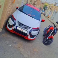 کوییک R پارس خودرو دو رنگ سفید قرمز|خودرو سواری و وانت|اردبیل, |دیوار