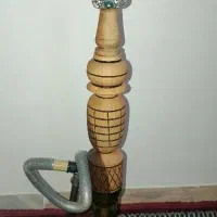 قلیان تنه چوبی