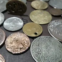 سکه های نقره واسکناس قدیمی گرمی 350