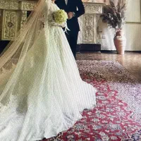 لباس عروس دانتل فرانسه