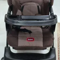 کالسکه دوقلو|کالسکه و لوازم جانبی|کرج, باغستان|دیوار