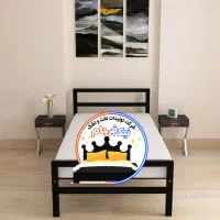 تختخواب یکنفره پروفیل فلز طرح سیمپل مقاوم