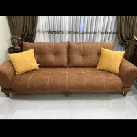 مبل نیم‌ست (۵ نفره) تخت‌خواب‌شو