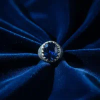 انگشتری یاقوت کبود دست‌ساز|جواهرات|ارومیه, |دیوار