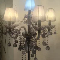 لوستر کریستالی رنگ دودی