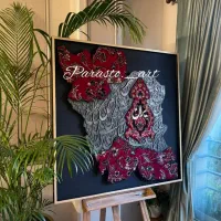 فروش انواع تابلو های کالیگرافی با فرش ایرانی