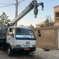 جرثقیل برای تیرچه گذاری نصب اسکلت تخلیه میلگرد7تن|خدمات حمل و نقل|نسیم‌شهر, |دیوار