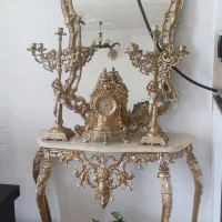 آینه کنسول طرح برنز