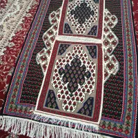 یک جفت پشتی گلیم بیجار کرک شیش لا