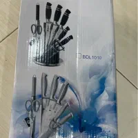 سرویس کارد چاقو مستر استیل ۹پارچه ضد زنگ ساطور