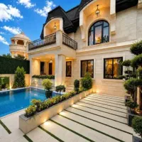 تریبلکس مدرن پلاک1جنگل*  استخر مبله* 410متر