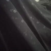 چادر مشکی حریر وسبک گلدار یک قواره 5متری