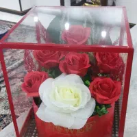 دست گل مرتب با رنگ های خیلی زیبا و قشنگ