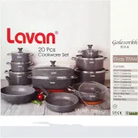 سرویس قابلمه مارک لاوان با تابه رژیمی زودپز گریل