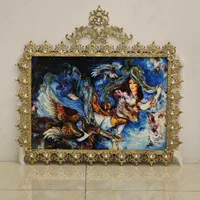 تابلو فرش تمام برنز ۷۰در ۵۰ برنز عاشری شعبه اشراق