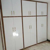 درب چوبی کمد دیواری کابینت آشپزخانه|جاکفشی، کمد، دراور|لردگان, |دیوار