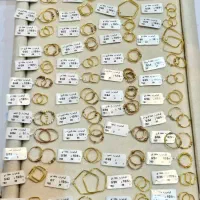 گوشواره حلقه ای ومیخی طلا سبک طلاRG