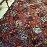 فرش کلاژ چهل تیکه دستباف|فرش|قدس, شهرقدس|دیوار