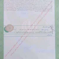 زمین کشاورزی دوکله بر جاده آسفالت مناسب باغ و ویلا