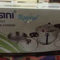 زودپز ۷ لیتری دسینی دارای درب شیشه و توری بخارپز|ظروف پختوپز|کنارک, |دیوار