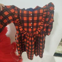 چند تا پیراهن دخترانه نو.همش با هم واسه ۷تا ۸سال|لباس|مشهد, پورسینا|دیوار