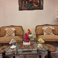 مبل ۸ نفره تمام چوب