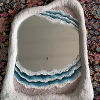 آینه دفرمه پاپیه ماشه اثر هنری