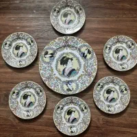 ظروف چینی قدیمی ژاپن کریستال پذیرایی