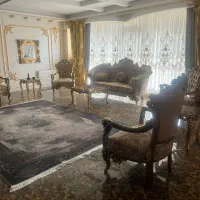 مبلمان ۷ نفره طلا کوب در حد نو|مبلمان خانگی و میز عسلی|تهران, شهرک آتی شهر|دیوار