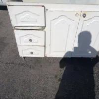 اجاق گاز طرح فر تمام استیل و کابینت