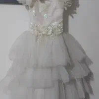 لباس مجلسی بچگانه پرنسسی عروس  تا ۸سال
