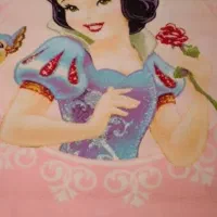 فرش صورتی ۴متری دخترانه