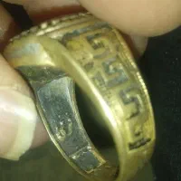 انگشتر نقره با نگین اونیکس و مخراجکاری بلریان|جواهرات|کاشمر, |دیوار