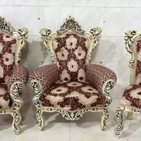 مبلمان سلطنتی ۹تمام چوب گردو اصل تام ملایر|مبلمان خانگی و میز عسلی|کرمانشاه, |دیوار