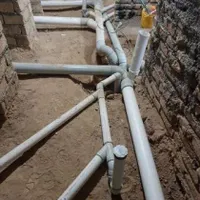 لوله کشی اب و فاضلاب به صورت کلی وخرده سرتا سر زاه