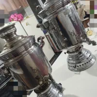 سماور بزرگ و کوچک در حد نو