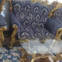 مبل سلطنتی 7نفره  درحد نو|مبلمان خانگی و میز عسلی|کوهدشت, |دیوار