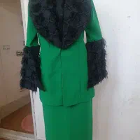 کت و دامن کرپ کنزو چادر