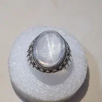 انگشتر استار سفید با رکاب استاد رسول|جواهرات|تهران, شهرک طالقانی|دیوار