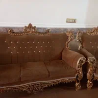 مبل هفت نفره همراه با میز عسلی|مبلمان خانگی و میز عسلی|زاهدان, |دیوار