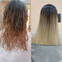 کراتینه وابریشم مو