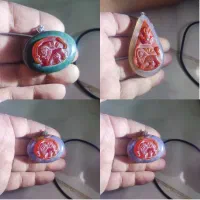 عقیق راف گردنبندکاروینگ تراش مجسمه نگین انگشتر|بدلیجات|مشهد, اروند (کشف)|دیوار