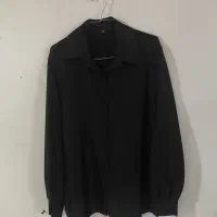 شومیز ساتن مشکی