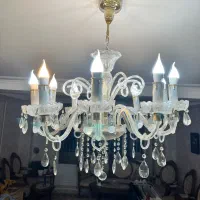 لوستر کریستالی ۱۰ شاخه
