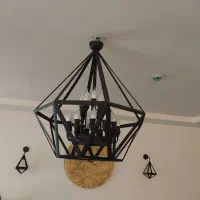 لوستر خانه|لوستر و چراغ آویز|نشتارود, |دیوار