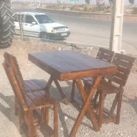 انواع مدل های میز نهار خوری چوب روس ضمانتی|میز و صندلی غذاخوری|میان جلگه, |دیوار