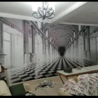 نصب کاغذ دیواری .تابلو کچی .پی وی سی|خدمات پیشه و مهارت|سلماس, |دیوار